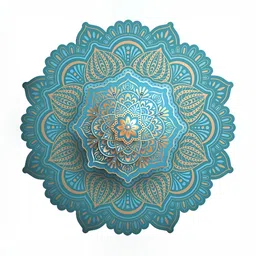 Asian royal Blue & Cream Printed Self-Adhesive Wall Sticker-image-74