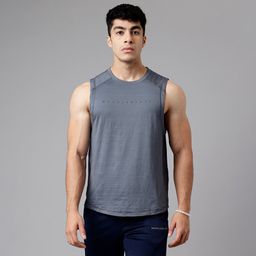 MuscleBlaze Delt Tank,  X-Large  Nardo Grey -image-90