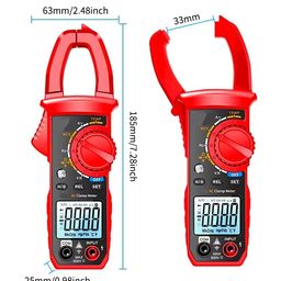 sigma Instruments Digital Ac Clamp Meter Sigma Mtq677 Trms, 400 Amp Ac, Multicolor image 2