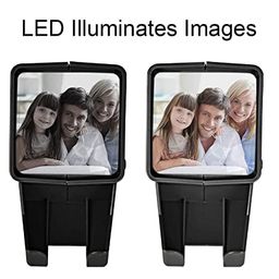 Rybozen 3X Magnification Slide Viewer, LED Transparency Viewer for 35mm Slides & Film Negatives image 2