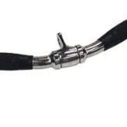 generic Circulate Pro Grip Curl Bar Cable Attachment with Rubber Handgrips image 1