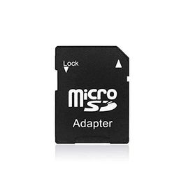 alrito MicroSD Micro SDHC to SD Memory Card Adapter Compatible with All Mobile Memory Cards (Only Card Reader (Black) image 1