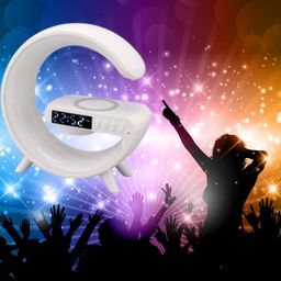 Techking G-Shape RGB Light Bluetooth Speaker: The Smart Alarm Clock for Bedroom, Living Room, and Game Room image 4