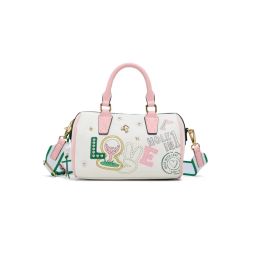 Aldo FISNEY Women White Barrel Cross Body Bag-picture-8