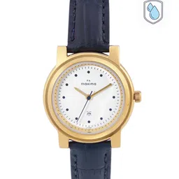 maxima Women Leather Straps Regular Analogue Watch 57582LMLY-image-1