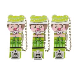 POKORY Kids Pack of 3 Green Nail Cutters - 100 gm Each-image-57