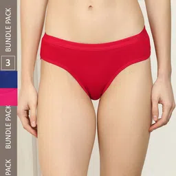 AROUSY Women Pack Of 3 Cotton Hipster Briefs-picture-41