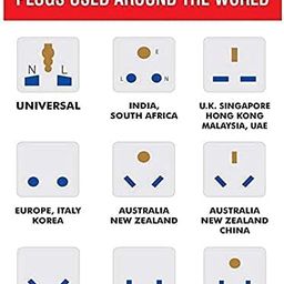 Gra8 3 Way Switched Adaptor, Universal Plug USB Travel Adaptor(1 PCS) image 4
