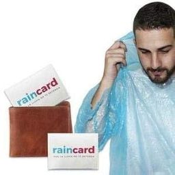 dixoty Disposable Rain Card for Emergency Use Waterproof with Smallest Pocket Size Easy to Carry & and Reusable 5 6 time wear Thin Plastic Multi Color Free Size image 5