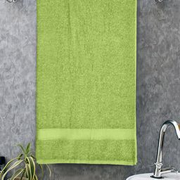 Home Fresh Everyday Lime Green 400 GSM Pure Cotton Bath Towel-image-85