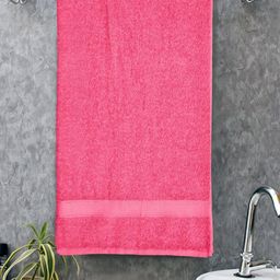 Home Fresh Everyday Pink 400 GSM Pure Cotton Bath Towel-image-81
