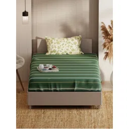 KOPA Single Bedsheet With Pillow Cover(Bio-Soft Feel) Geometric-Green/Yellow-picture-24