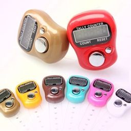 Mini Hand Tally Counter/Finger Ring/Digital Counting Machine/Finger Counter for Various Counting Purpose Size-11 x 2 x 3 cm 1 Pcs Multy Color image 5