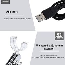 generic S2 USB 8 Led 1X-500X Digital Microscope Endoscope Magnifier Video Camera Real 2Mp image 4