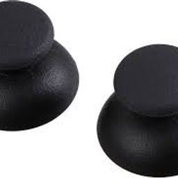 Black 3D Analog Joystick Cap for SonyPS2 and PS3 Playstation3 Wireless Controller 2pc image 1