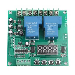 Forward/Reverse Motor Controller Board 12V 24V Motor Two Relay Delay Timing Cycle YYB-5 Module image 3