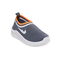 CHiU Unisex Kids Grey Woven Design Slip-On Sneakers-image-100