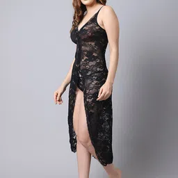 AROUSY Pack Of 2 Self Design Shoulder Strap Net Baby Doll with High-Low image 5