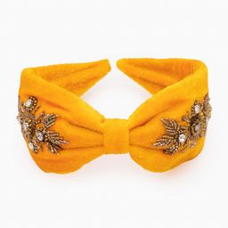 DEEBACO Women Yellow Embellished Hairband-image-6