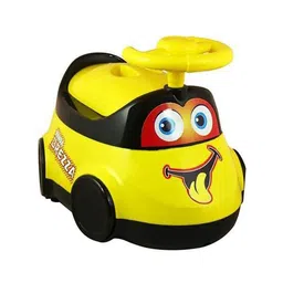 MUREN Kids Yellow Breeza Wheel Handle -Ride On Car Shape Design Potty Training Seat-34