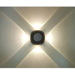 SPARK WORLD Black Textured Outdoor Lamps-56