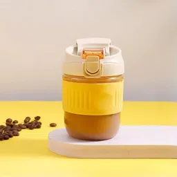 YELONA Yellow Borosilicate Glass Coffee Tumbler 350ml-image-47