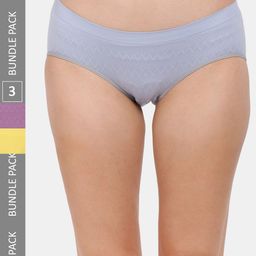 Amour Secret Women Pack of 3 Anti-Bacterial Hipsters Briefs-image-61