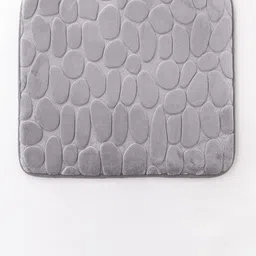Kuber Industries Grey Rectangular Bath Rug image 4