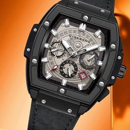 GIORDANO Men Dial & Leather Textured Straps Analogue Watch GZ-50098-03-picture-17