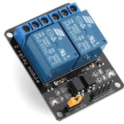 Robocraze 2-Channel 5V Relay Module with Optocoupler | 5V Relay Module compatible with Arduino image 1