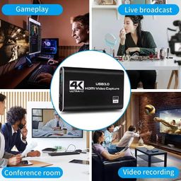 cdl tech Capture Card, 4K USB 3.0 HDMI Game Video Capture Card with HDMI Loop-Out 1080P 60FPS Live Streaming Game Recorder Device, Compatible Windows Linux OBS OS X Twitch for PS3 PS4 image 4