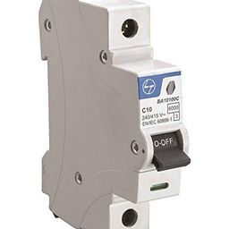 l&t india Lauritz Knudsen (Formerly L&T Switchgear Business) Tripper BA10100B|Tripper MCB 10A SP 240V AC 6kA B Curve| White |Useful in Overload, Short-Circuit & Isolation with Extended Warranty Up to 5 years image 1