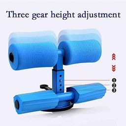 ZAVASIKA Sit-ups Assistant Device, Upgraded Sit-up Fitness Equipment Muscle Exercise Abdominal Device Portable Sit Up Bar with Foam Padded for Floor 3 Positions for Abs Home Workout(Multi Color) image 2