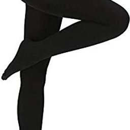 queery Women's Black Opaque Tight Pantyhose image 1