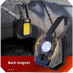 DotCom Multifunctional Keychain Flashlight - Black | Pocket Size 500 Lumens Rechargeable Flashlight Torch | Emergency Light with Magnetic Base Bottle Opener for Fishing, Camping & Walking image 4