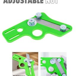 homdum Homdm Woodworking Edge Trimmer,Edge Cutter Tool Woodworking Hand Trimming Tool for Wood Edge Banding with 10Pcs Adjustable Blade image 5