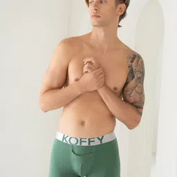 KOFFY Front Open 4 Way Stretch Cotton Lycra Trunks KOF_KI24_MTK_FOLGR_1PC-picture-58