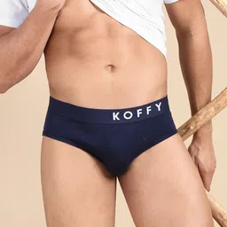 KOFFY Men Pack of 1 Form-Soft Premium Micro Modal Fabric Briefs image 3