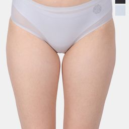 Amour Secret Women Pack Of 3 Mid Rise Hipster Briefs P5002N_Gry_Blu_Blk-picture-11