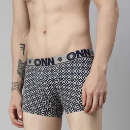 ONN Men Plus Size Pack of 4 Assorted Printed Trunks ONN_283_AST_4PC image 2