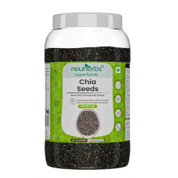 Neuherbs Chia Seeds for Weight Loss Management , Skin and Heart Health with Nutty Taste-picture-45