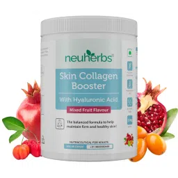 Neuherbs Skin Collagen Mixed Fruit Flavour with Hyaluronic Acid for Glowing Skin, Healthier Hair-picture-42