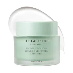 The Face Shop Tea Tree Pore Cream - Korean Moisturizer with AHA, Salicylic Acid (BHA) & PHA for Acne-picture-39