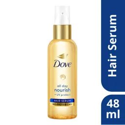 Dove All Day Nourish + UV Protect Hair Serum For All Hair Types With Bio Protein Care-picture-2