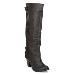 Delize Womens Brown Knee Boots-picture-32