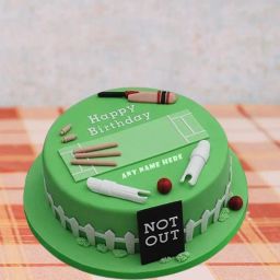 Pitch Perfect Cricket Fondant Cake-image-9