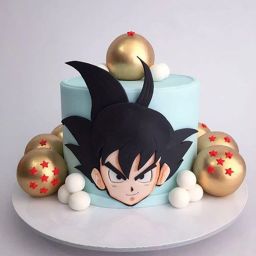 Fondant Dragon Ball Z Cake-image-17