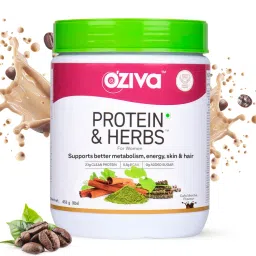 Oziva Protein & Herbs Shake For Women - Cafe Mocha-picture-4