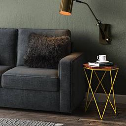 urban ladder Dyson Solid Wood Side Table in Teak Yellow Finish-picture-31