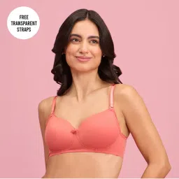 Nykd by Nykaa The Sweetheart Neckline Wireless Bra - Carrot NYB290-picture-15